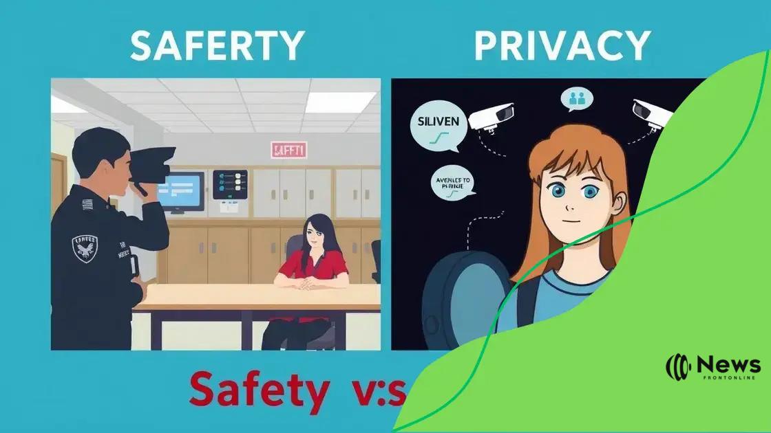 Potential impact on student safety and privacy