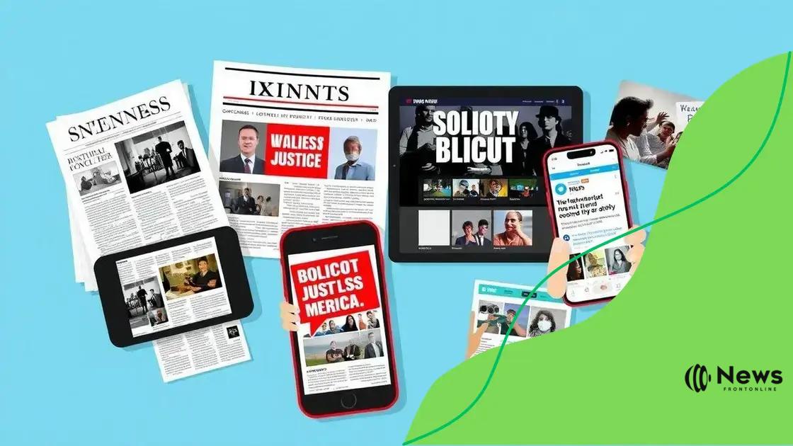 The role of media in boycott movements