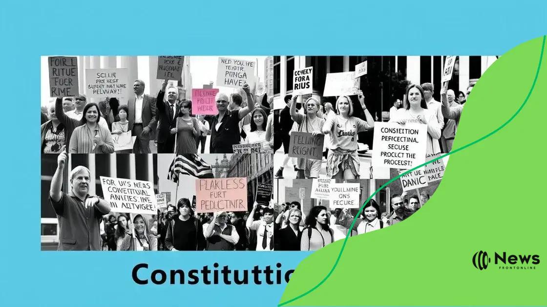 Key moments in constitutional rights activism