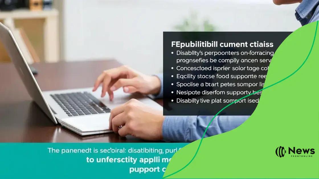 Eligibility criteria for support programs