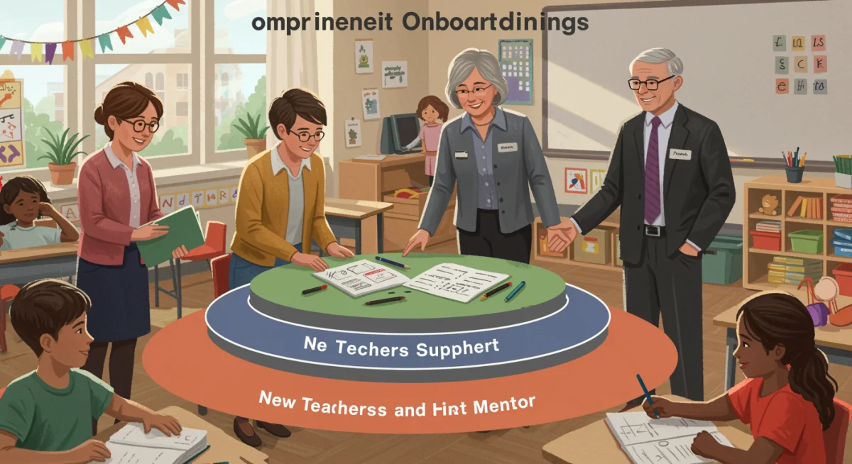 Mentorship program for new teachers support system