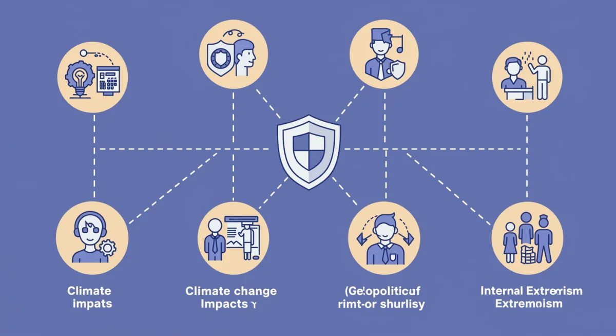 Infographic of 2026 national security threats